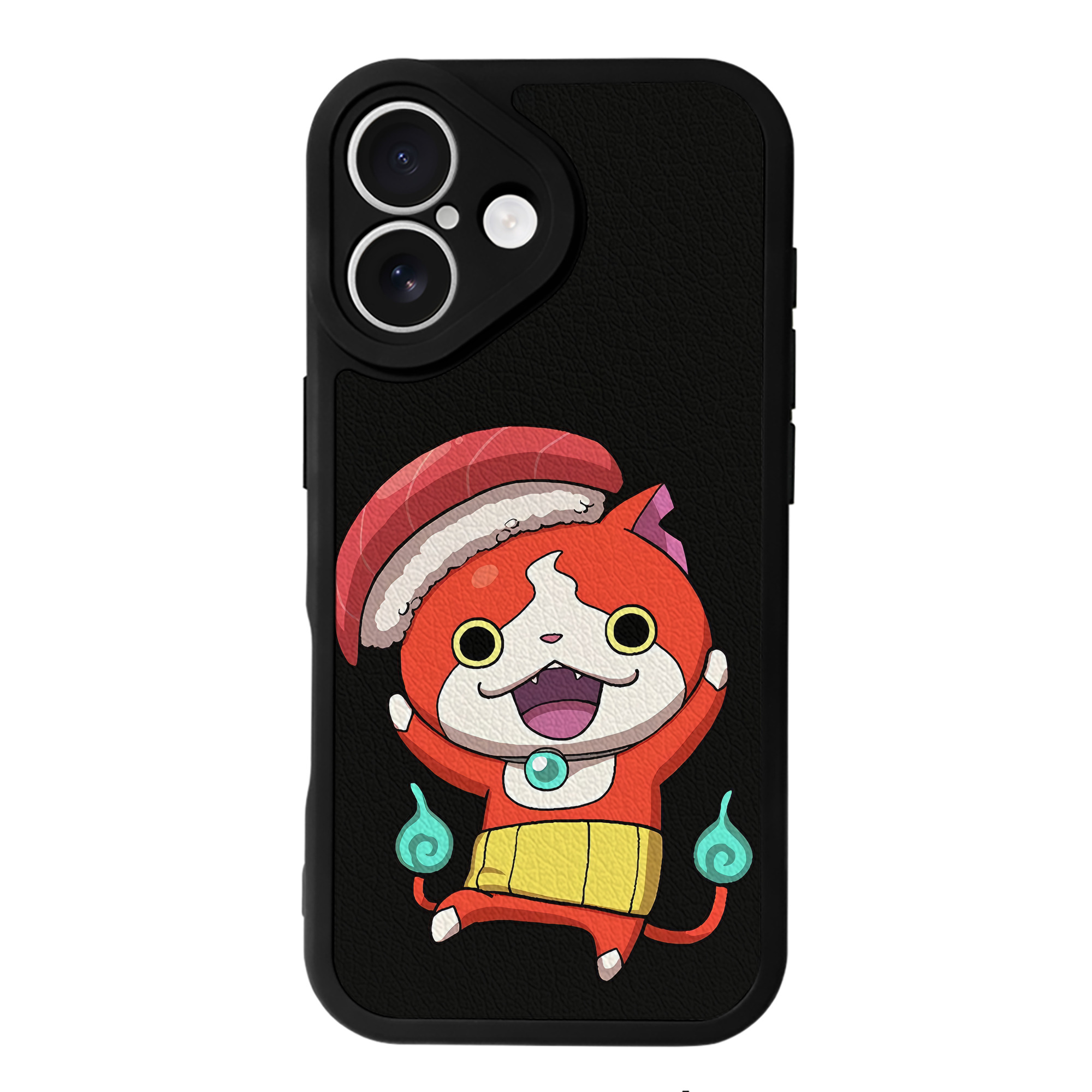 （画像用） 妖怪ウォッチ Yo-kai Watch 【iPhone 16シリーズ対応】シリコンスマホケース（レザー調） 材質：シリコン